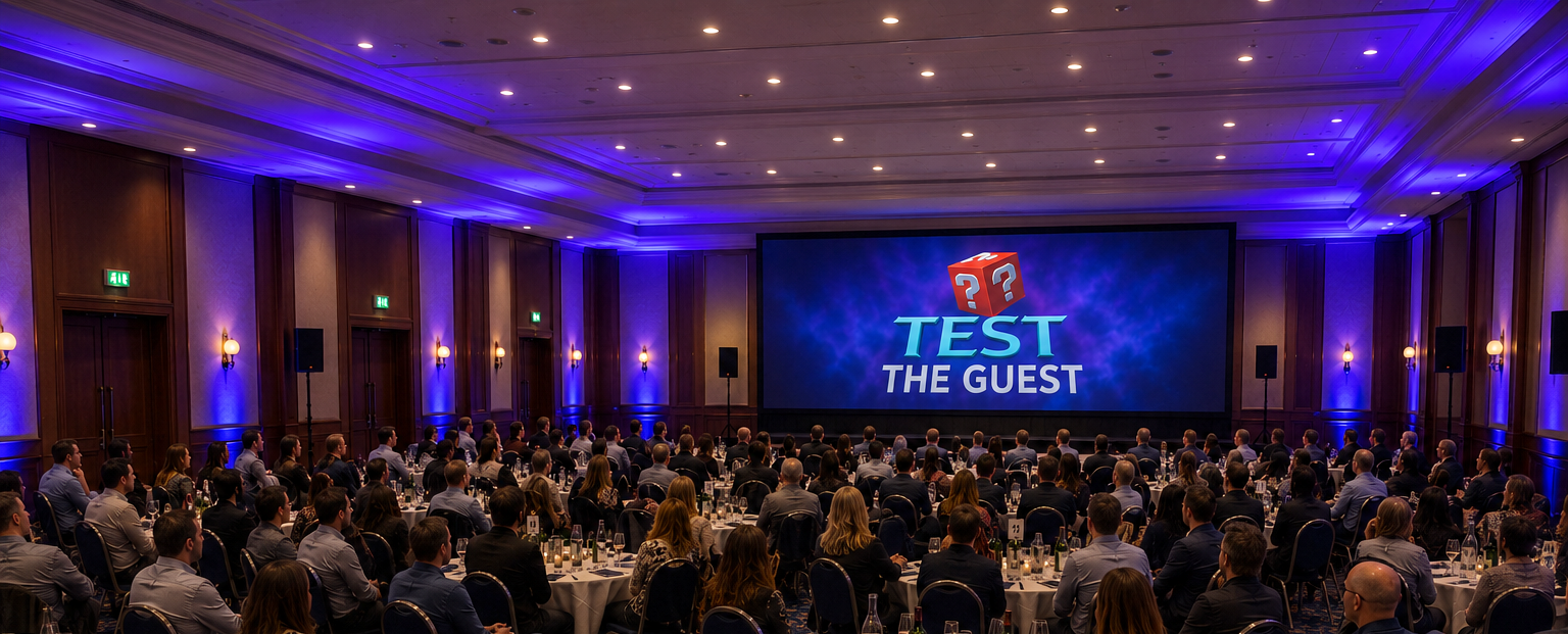 Test The Guest live event audience